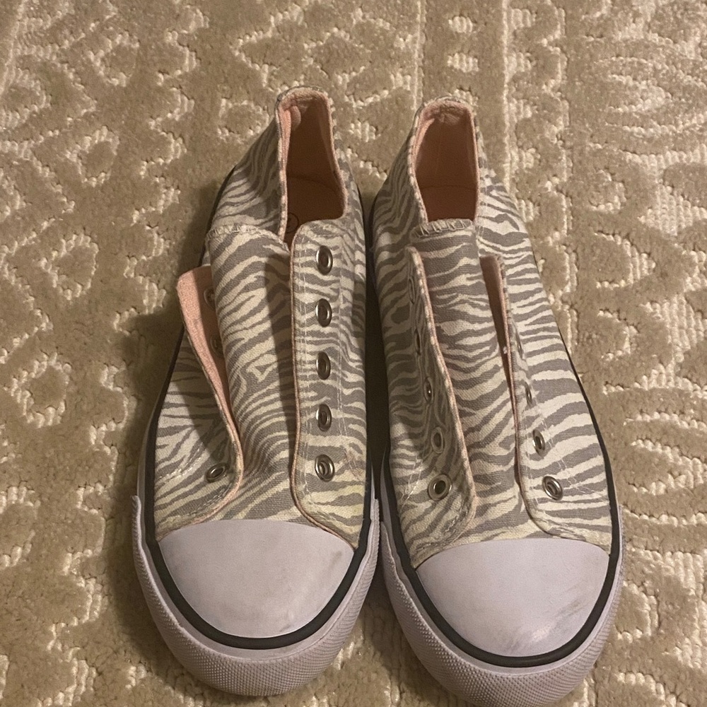 Kids Zebra Print Sneakers